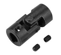 Adfaga Acoplamiento de junta universal Conector de eje de metal de alta resistencia Enlace de dirección para autos RC Proyectos de bricolaje de robótica con chavetero 12x24x51 mm
