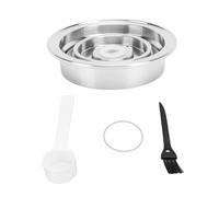 Adfaga Adaptador de cápsulas de café de acero inoxidable Soporte convertidor de cápsulas reutilizable para máquinas de la serie original Compatibilidad con cápsulas grandes a peque