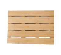 Adfaga Alfombra de baño de Primera Calidad, Alfombra de Ducha Antideslizante Natural con cómodo Efecto de Masaje para baño, Cocina, Material de Madera, 51,1 oz