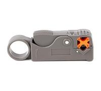 Adfaga Alicates pelacables multifunción profesionales, herramienta para cables de red de TV por cable coaxial con mango de plástico de profundidad ajustable, 10 cm de longitud