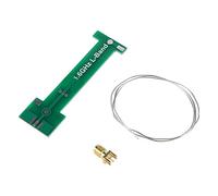 Adfaga Antena helicoidal de 4 Brazos Polarización Circular de Haz Ancho de Alta Ganancia para relé de posicionamiento de meteorología aeroespacial Conector Macho SMA 1.6G Módulo de (Verde)