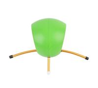 Adfaga Ayuda para Entrenamiento de Swing, Pelota de práctica, Espuma de PU, aleación de Aluminio, Ayuda para Entrenamiento de Golf para revisión de la Postura del Swing y sincroniz (Cobre)
