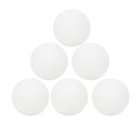 Adfaga Bolas de Tenis de Mesa REGAIL con BALLAS DE PLÁstes de plástico de 3 Estrellas Bolas Profesionales de Pong para Clubes Deportivos escuelas Duración Blanca Amarilla 6pcs Esta (6 Cubos de