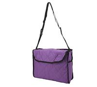 Adfaga Bolsa de Almacenamiento para Silla de Ruedas Bolsa organizadora Colgante Duradera de algodón Acolchado con múltiples Bolsillos para Scooters de Movilidad andadores Accesorio (Púrpura)