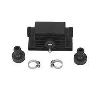 Adfaga Bomba de taladro eléctrica manual, herramienta de transferencia de agua de alto flujo autocebante para acuarios, tanques, piscinas, plástico negro portátil, 106x37x64mm, 35L