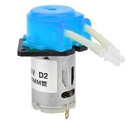 Adfaga Bomba microperistáltica DC 24V Bomba dosificadora de alta precisión con diseño de clip Fácil reemplazo de manguera para aplicaciones y productos farmacéuticos de laboratorio (Azul)