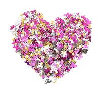 Adfaga Brillo a granel con forma de animal lindo, confeti de hadas colorido, 60 g, material de PVC, seguro, multicolor, brillante, delicado para fiestas, bodas, festivales, decorac