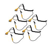 Adfaga Cables de Puesta a Tierra antiestáticos, Paquete de 5 Cables Seguros ESD de Acero Inoxidable de Primera Calidad de 2 mm con Hebillas de liberación rápida para reparación ele