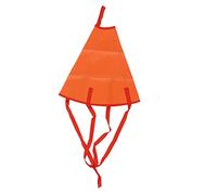Adfaga Calcetín de Deriva Naranja Ancla de mar Drogue Flotador PVC Resistente para Barcos de Pesca Accesorios para Kayak con Correas Brillantes Diseño Compacto para Control de Esta