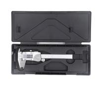 Adfaga Calibrador digital profesional 0 100 mm IP54 herramienta de medición electrónica de acero inoxidable con pantalla LCD para maquinistas ingenieros carpinteros metalúrgicos