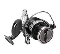 Adfaga Carrete de Pesca Giratorio de Metal Profesional, Alta Velocidad, Mano Izquierda Derecha, Intercambiable, Agua Salada, Agua Dulce, Equipo de Pesca con diseño sin Espacios par (HQ8000)