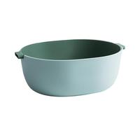 Adfaga Cesta de lavado de vegetales Doble capa Gran capacidad Coloca de cocina de plástico resistente para lavavajillas duraderas de fruta doméstica