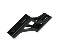 Adfaga Cline Bike Upgrade Adaptador de Nariz de Cerdo de Aluminio Tija de sillín Ajustable con Soporte de Bolsa Extensible Accesorio Plegable Ligero y Duradero para viajeros Negro (Negro)