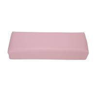 Adfaga Cojín profesional para reposamanos para manicura, cojín para salón de manicura, soporte para técnicos de uñas, uso doméstico, cuero PU suave, 30cm x 9,5cm x 6,5cm (rosa)