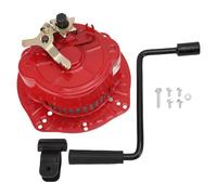 Adfaga Conjunto de arranque de motor de metal de repuesto de arranque de manivela de alta resistencia para motores verticales refrigerados por aire 170F 173F 178F 186F 188F 192F 19