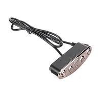 Adfaga Controlador de cargador USB galvanizado premium con 5 botones Control de motor de alto rendimiento para sofás reclinables Material ABS negro 13x4,7x4 cm