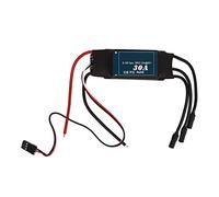 Adfaga Controlador de Velocidad eléctrico de Alta Potencia ESC sin escobillas 30A con 5V 2A BEC para avión RC Helicóptero Drone ala Fija Control Estable de Corriente Fuerte Materia