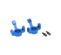 Adfaga Copa de dirección de metal RC Cuberero de aluminio de aleación de aluminio Allanado Part de actualización duradera Ligera para Traxxas Latrax Teton 1/18 RC Car 2 paquete (Azul)