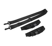 Adfaga Correa de snowboard ajustable para el hombro, para esquí, monopatín, yoga, esterilla, nailon resistente, color negro, 100 cm