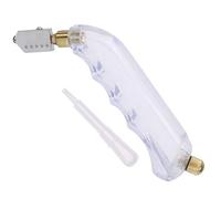 Adfaga Cortador de vidrio profesional Estilo de agarre manual con rueda de rodillo de acero de tungsteno Diseño lleno de aceite para cortar vidrio Azulejos de cerámica Espejo y con