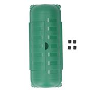 Adfaga Cubierta de seguridad para cables de extensión Caja eléctrica para exteriores Estuche protector ABS para cables Conexiones de cables 295x117x75 mm Decoraciones navideñas inf (Verde)