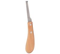 Adfaga Cuchillo Profesional para pezuñas de Acero al Carbono para Caballos, Ganado, Mano Izquierda, opción para Mano Derecha, Herramienta de Corte Duradera y Afilada, 8,5 cm, 21,5 (Mano Izquierda