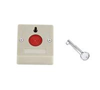 Adfaga de alarma de seguridad con botón de pánico de emergencia para seguridad en el hogar y la oficina con sirena fuerte Fácil instalación Funciona con pilas para personas mayore