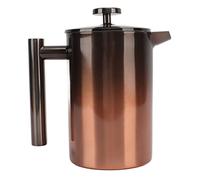 Adfaga de prensa francesa de acero inoxidable con doble pared aislada y filtro para el hogar, oficina, camping, viajes al aire libre, 34 oz (800ml)