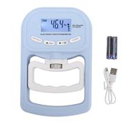 Adfaga Dinamómetro de mano digital Entrenador de fuerza de agarre Alta precisión Pantalla LCD de 396 libras Probador electrónico de agarre manual para atletas Entrenamiento físico (Azul)