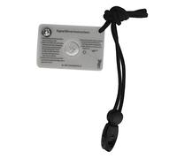 Adfaga Espejo de señal de Emergencia de Supervivencia con cordón Espejo de Vidrio Reflector multifunción para Acampar al Aire Senderismo Hecho de acrílico Tamaño 7