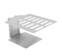 Adfaga Estante de pesaje de café de acero inoxidable Soporte de escala de altura ajustable para máquina de espresso Báscula electrónica Accesorios de herramientas de profesional B