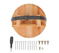 Adfaga Estante para Vino montado en la Pared Soporte para Botellas de Vino de Madera de Primera Calidad Estante de Almacenamiento Moderno Que Ahorra Espacio para el hogar, Bar, Res