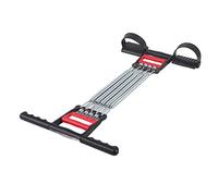 Adfaga Expansor de Pecho Profesional de Tres propósitos Equipo de Fitness multifunción de Acero con Resorte con Resistencia de 65 kg para Entrenamiento de Cuerpo Completo Entrenami