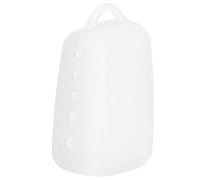 Adfaga Funda protectora de silicona para cabezal de cepillo de dientes, tapa de almacenamiento higiénica duradera para cabezales de cepillo de dientes eléctricos, viajes, camping, (Blanca translúcida)