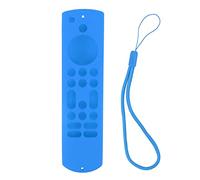 Adfaga Funda Protectora de Silicona para Control Remoto, a Prueba de Golpes, Suave y Agradable para la Piel, Recortes de Botones precisos para Fire TV Omni Series 4K UHD Smart TV e (Azul)