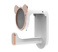 Adfaga Gancho para colgar lavabo, perforador, ahorro de espacio, montaje flexible, ganchos de pared para lavabo para baño, material ABS, gancho adhesivo ajustable, diseño sin