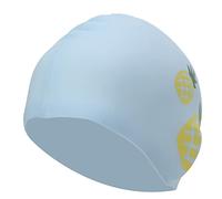 Adfaga Gorro de natación de Silicona con protección para los oídos, Impermeable, diseño Antideslizante para Adultos, Pelo Largo, natación, Deportes, Cubierta para la Cabeza, Suave, (Tres piñas)