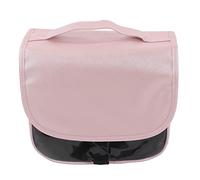 Adfaga Gran Capacidad Organizador de Viajes Bolso de Maquillaje Cosmética Bolsa de Cuero PU Bolsa de tocador PU Manija portátil Correa Desmontable para Mujeres Tamaño de