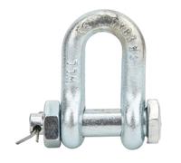 Adfaga Grillete de anclaje de alta resistencia Tipo de acero de aleación galvanizado con tuerca para hardware marino Equipos de elevación industriales Piezas de máquinas 2T 3.25T (6,5 toneladas)