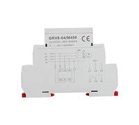 Adfaga GRV8 04 Relé de monitoreo de voltaje trifásico Medición de verdadero valor eficaz Secuencia de fase Protección contra fallas de fase para protección de equipos industriales