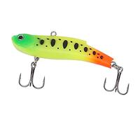 Adfaga Heng JIA 7 CM Señuelos Suaves Vívidos Cebo de Pesca Artificial Minnow con Ganchos Afilados Ojos de de Simulación 3D para Pesca de Agua Dulce y Salada Material Plástico Metá (do)