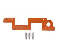 Adfaga Herramienta auxiliar de ranurado por Plantilla profesional de carpintería de metal Guía de ranura para manija de puerta de gabinete precisa para armarios Gabinetes de cocin (8mm)