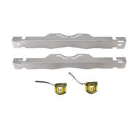 Adfaga Herramienta de alineación de Ruedas Kit de medición de Punta de Acero Resistente con 2 Cintas métricas para vehículos Todo Terreno, camión, SUV, Motocicleta, ATV, UTV, Color