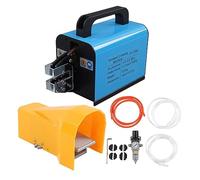 Adfaga Herramienta de engarzado neumática con 4 pares de alicates de engarzado de alambre automáticos accionados por aire, acero de aleación, resistente para cableado eléctrico y t