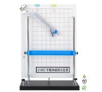 Adfaga Horizontal Proyectile Motion Tester Física oratorio de oratorio Instrumento de enseñanza educativa duradera para experimentos de ciencias del aula escolar 25x11x36cm