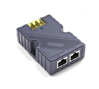Adfaga Inyector PoE de 150 W 48 V 57 V 3 A Gigabit Ethernet Adaptador pasivo de alimentación a través de Ethernet con protección ESD para Antena parabólica V2 Gen 3 Kit de Internet