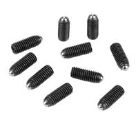 Adfaga Juego de 10 émbolos de resorte de bola de acero al carbono con casquillo hexagonal M8, émbolos de bola con resorte duraderos para dispositivos mecánicos, moldes y abrazadera (M8*20(10PCS))