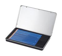 Adfaga Juego de 12 lápices de dibujo profesionales, lápices de dibujo de varilla hexagonal de madera de primera calidad para artistas que dibujan retratos de personajes con caja de