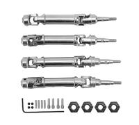 Adfaga Juego de ejes de transmisión CVD delanteros y traseros Kit de actualización de metal resistente para autos RC sin escobillas Fiesta ST Rally 1/10 4X4 Incluye tornillos, llav (Pago)