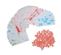 Adfaga Juego de Juegos de Mesa de lotería Rusa, Juegos de Mesa de Recuerdos para Adultos Familiares, desarrolla la concentración del Pensamiento lógico